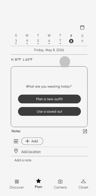 Planning quiz prototype walkthrough, including drag-to-arrange